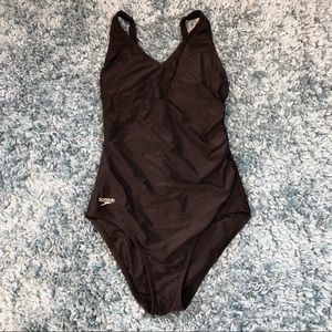 Black Speedo One Piece with padding